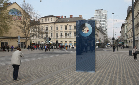 Pogled na Severni del Slovenske ceste in na Cyanometer, foto: N. Rovan