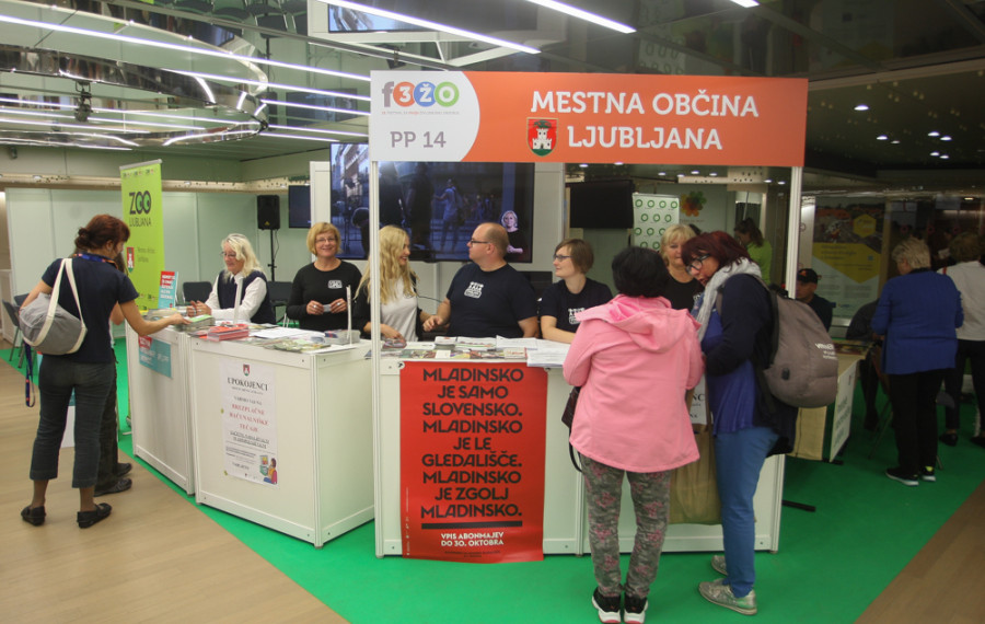 predstavitveni prostor mestne občine ljubljana na festivalu za tretje življenjsko obdobje