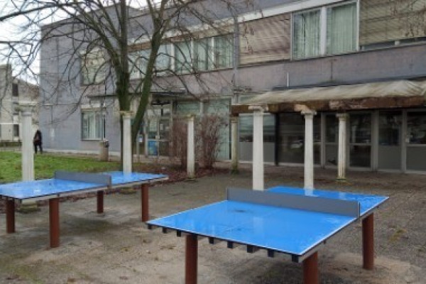 Miz za namizni tenis na Preglov trg. Foto: arhiv MOL