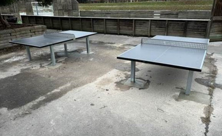 Mizi za namizni tenis na Steletovi ulici. Foto: arhiv MOL