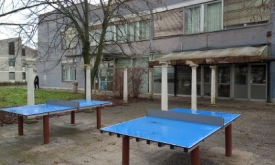 Miz za namizni tenis na Preglov trg. Foto: arhiv MOL