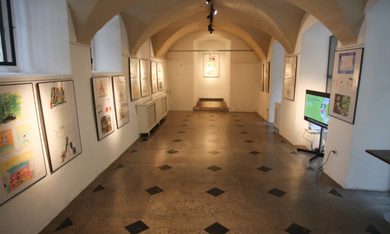 Razstavni prostor Stekleni atrij v Mestni hiši. Foto: N. Rovan