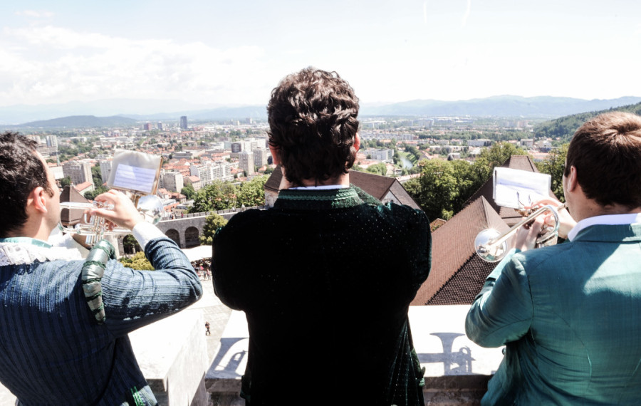 Grajski piskači, foto: Sara Bano, vir: Ljubljanski grad