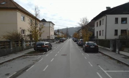 Ulica Jana Husa med Povsetovo in Gortanovo, foto: arhiv MOL