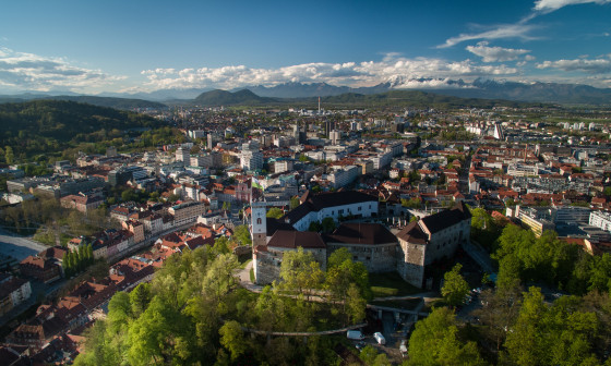 Pogled na Ljubljano. Foto: STA