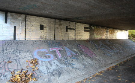 20201103 grafitno mesto podhod na Drenikovi ulici nrovan 002