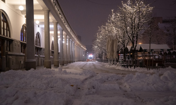 zima v Ljubljani 