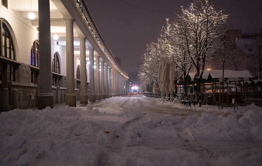 zima v Ljubljani 