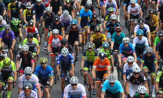 kolesarji na maratonu franja