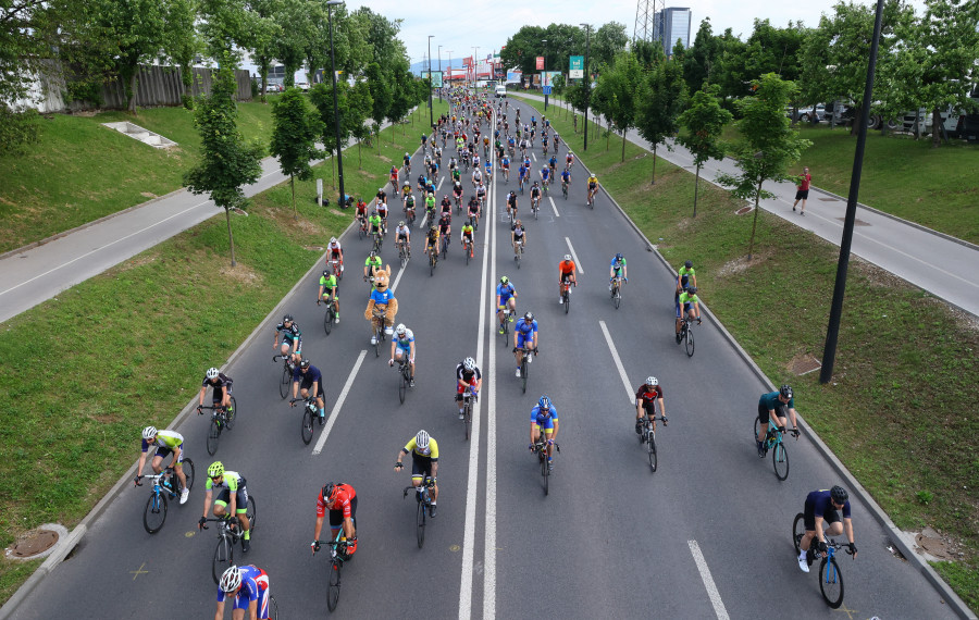 Maraton kolesarjev. Foto: N. Rovan 