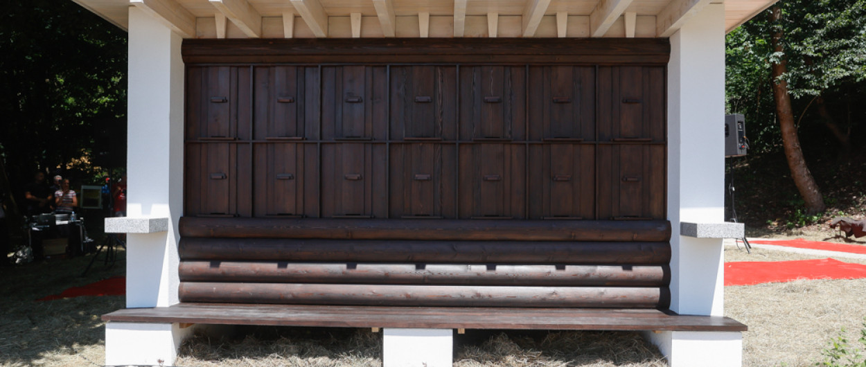 Plečnikov čebelnjak v obliki preprostega paviljona, foto: nrovan