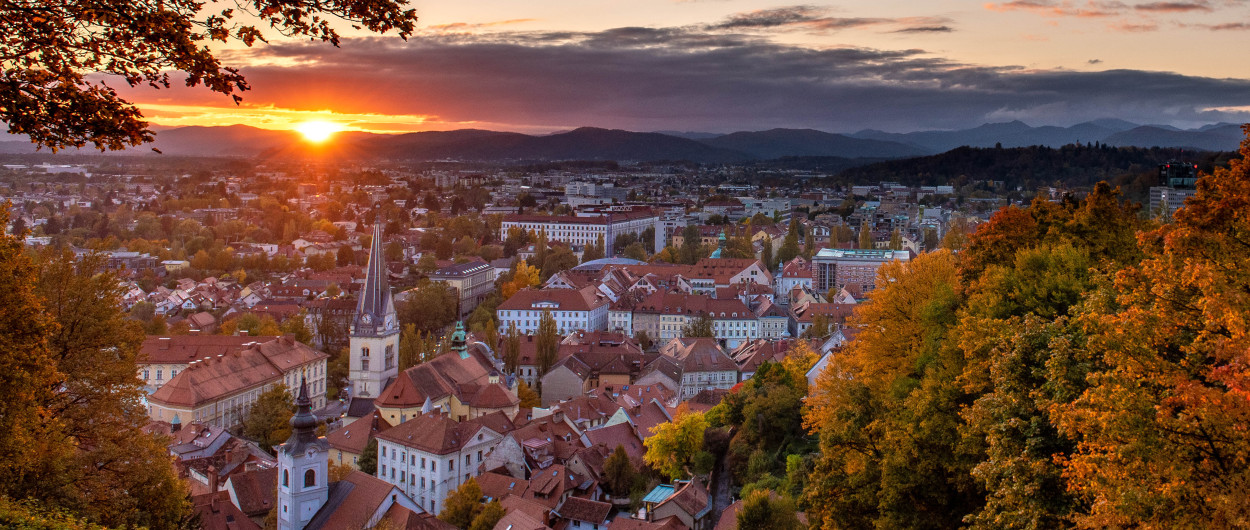 Jesen v Ljubljani. Foto: Rajko Grimšič