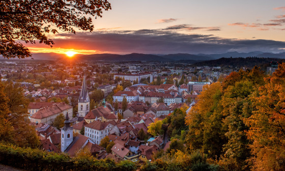 Jesen v Ljubljani. Foto: Rajko Grimšič