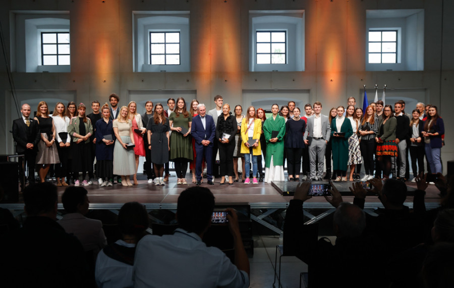 Utrinek s podelitve štipendij 2022/23. Foto: N. Rovan 