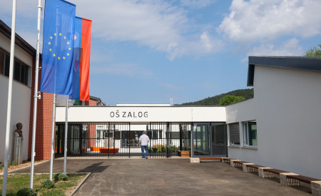 Zunanjost prenovljene šole