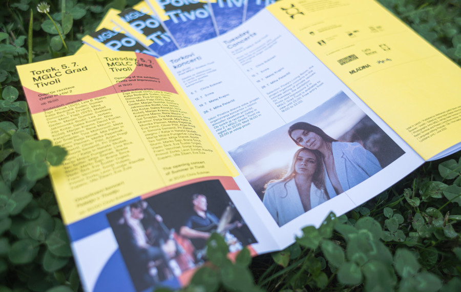 brošura festivala poletje v Tivoliju
