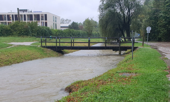 visok pretok Gradaščice