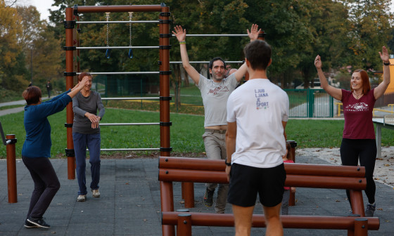 telovadba na otoku sporta 