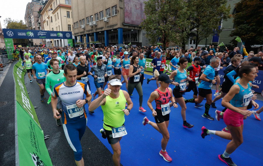Ljubljanski maraton. Foto: N. Rovan