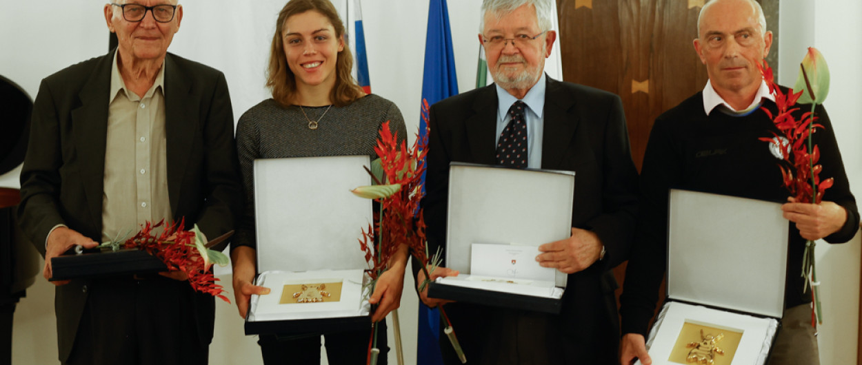Od leve proti desni: Slobodan Kitić, Ajda Novak, Aleš Peče, Gorazd Penko. Foto: N. Rovan