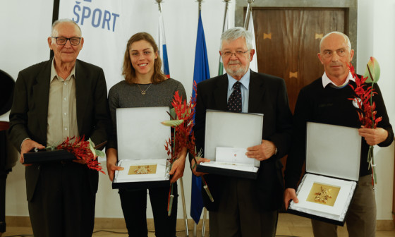 Od leve proti desni: Slobodan Kitić, Ajda Novak, Aleš Peče, Gorazd Penko. Foto: N. Rovan