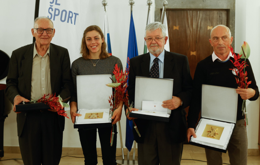 Od leve proti desni: Slobodan Kitić, Ajda Novak, Aleš Peče, Gorazd Penko. Foto: N. Rovan