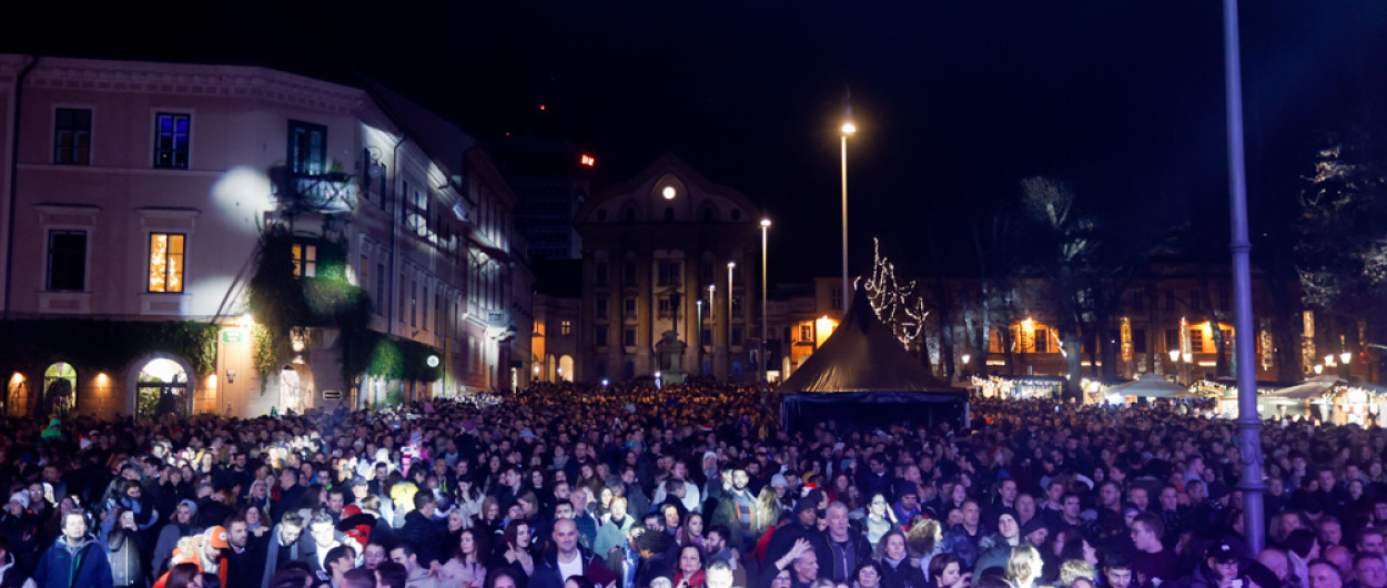 Silvestrovanje na prostem. Foto: N. Rovan