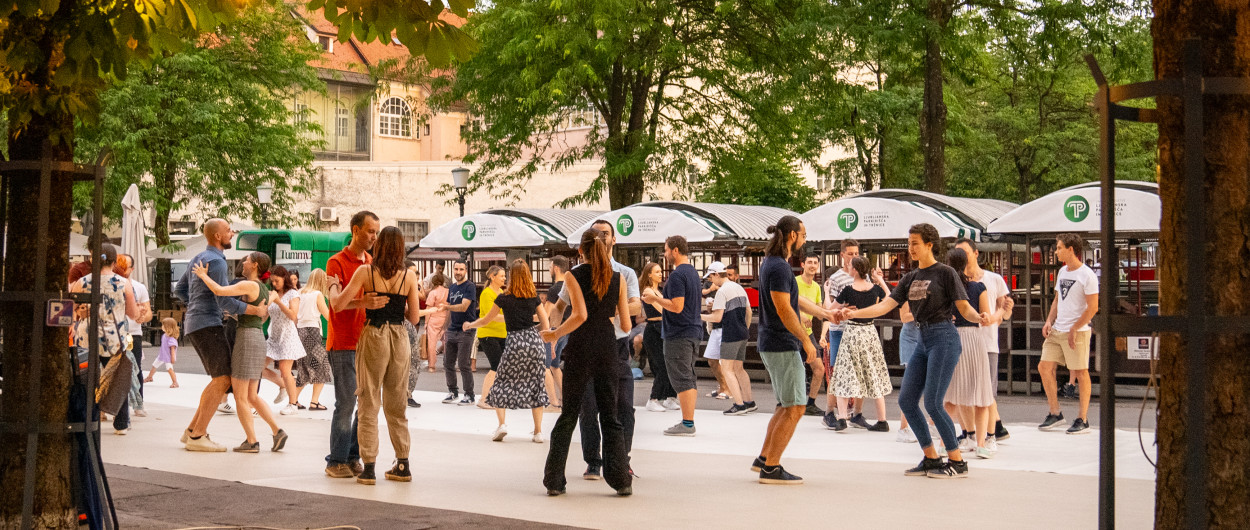 Ples na Plecnikovi ulici Foto: Nino Kolarev, LPT