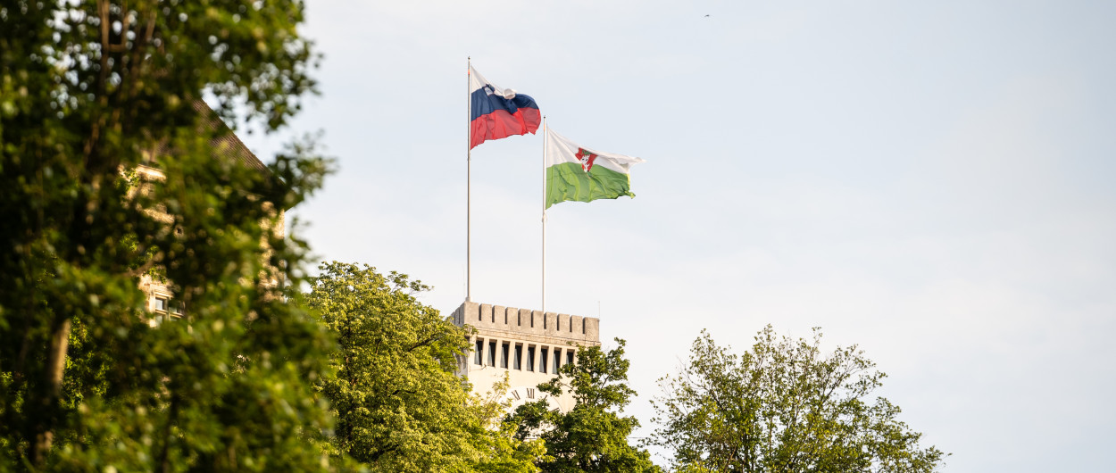 zastave na Ljubljanskem gradu 