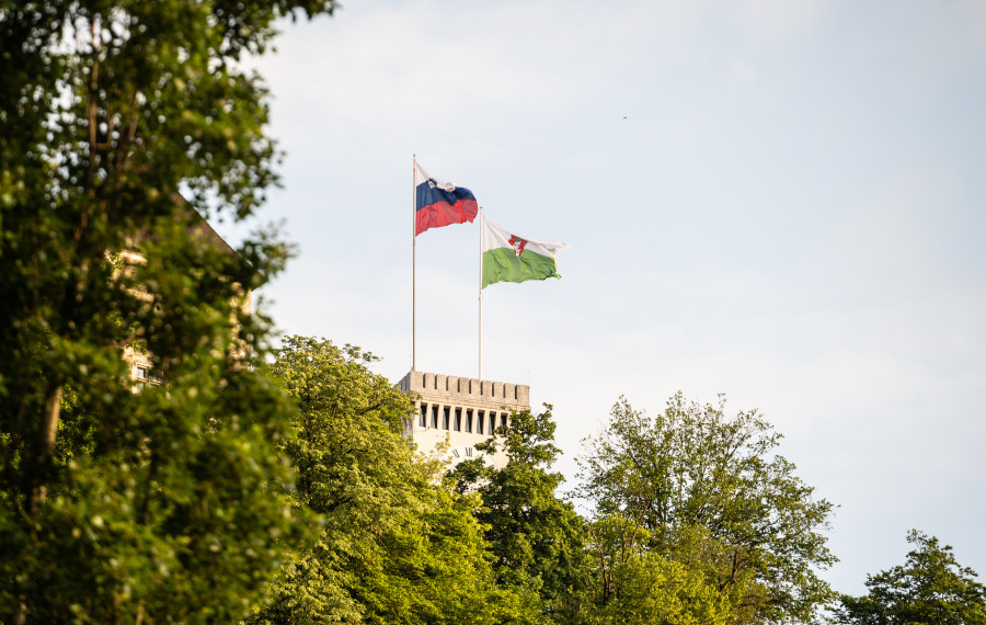 zastave na Ljubljanskem gradu 