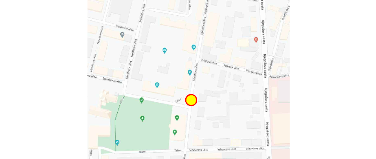 Zemljevid zapore. Vir: arhiv MOL
