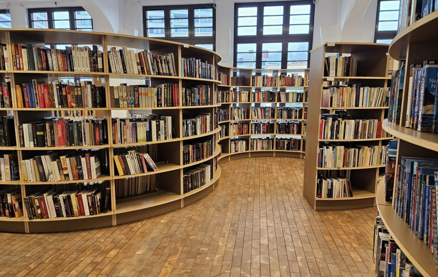 Knjižnica v Centru Rog. Foto: arhiv MKLJ