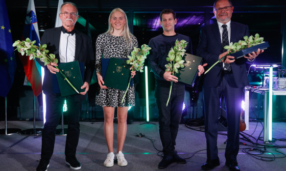 Prejemniki nagrad Marjana Rozanca. Foto: N. Rovan