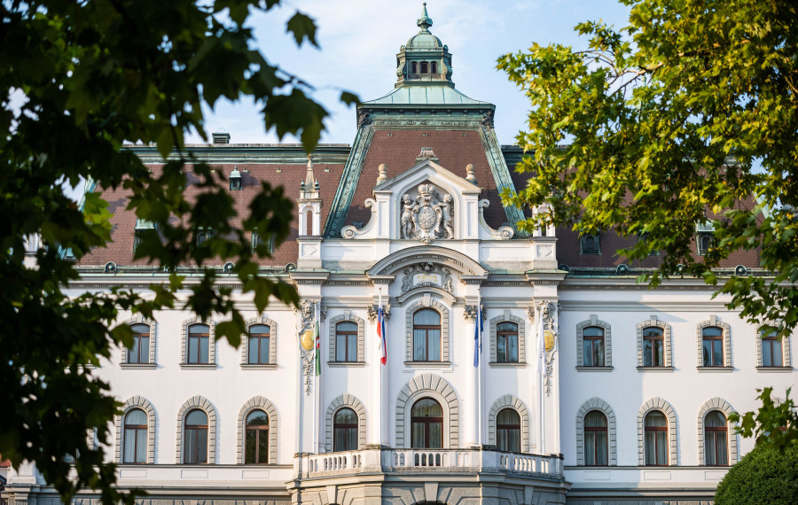 stavba Univerze v Ljubljani 