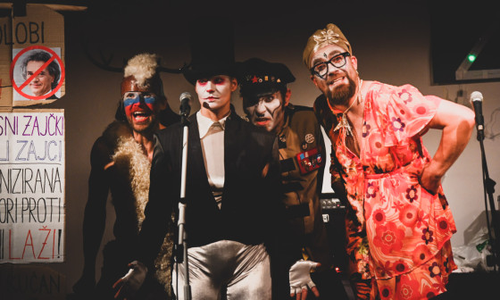 Konspirološki kabaret. Foto: Katarina Zalar, Pionirski dom