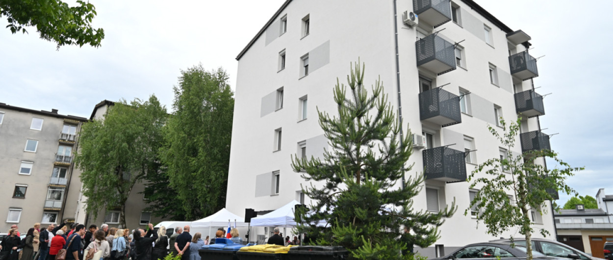 Podelitev naziva Naj blok v Ljubljani. Foto: bobo