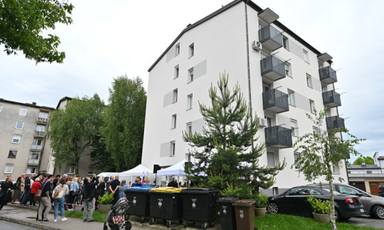 Podelitev naziva Naj blok v Ljubljani. Foto: bobo