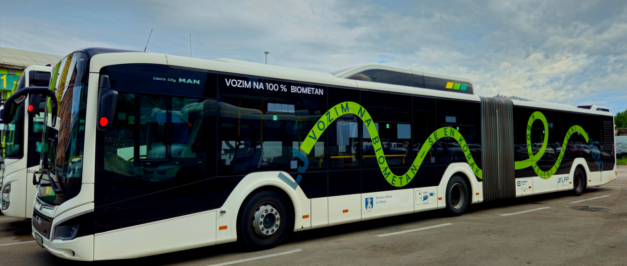 Avtobus na biometan. Foto: LPP