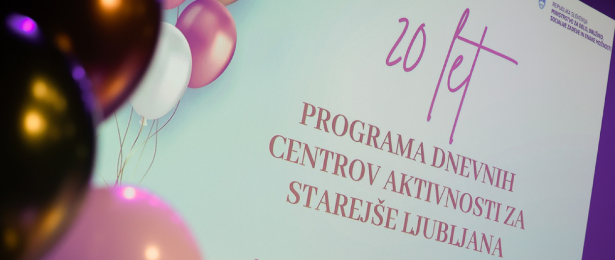20 let dnevnih centov aktivnosti za starejse Foto n. rovan