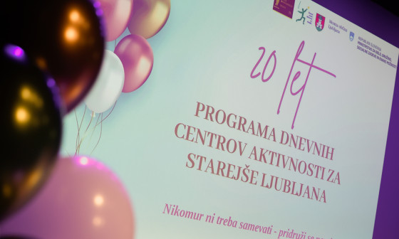 20 let dnevnih centov aktivnosti za starejse Foto n. rovan