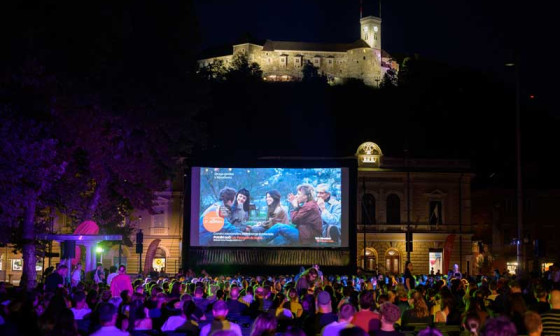 Letni kino na Kongresnem trgu. Foto: Katja Goljat, Kinodvor
