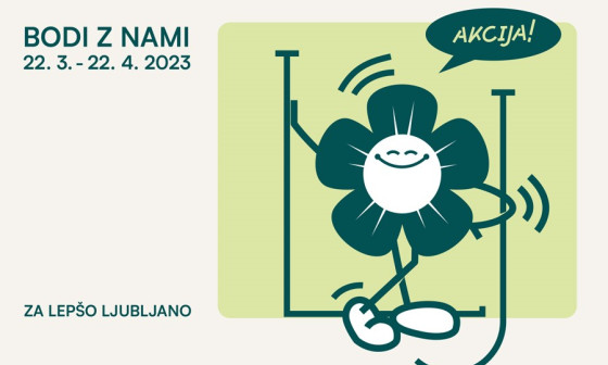 Plakat akcije Za lepšo Ljubljano