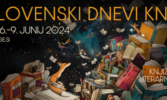 Banner 29. Slovenski dnevi knjige. Vir: Društvo slovenskih pisateljev