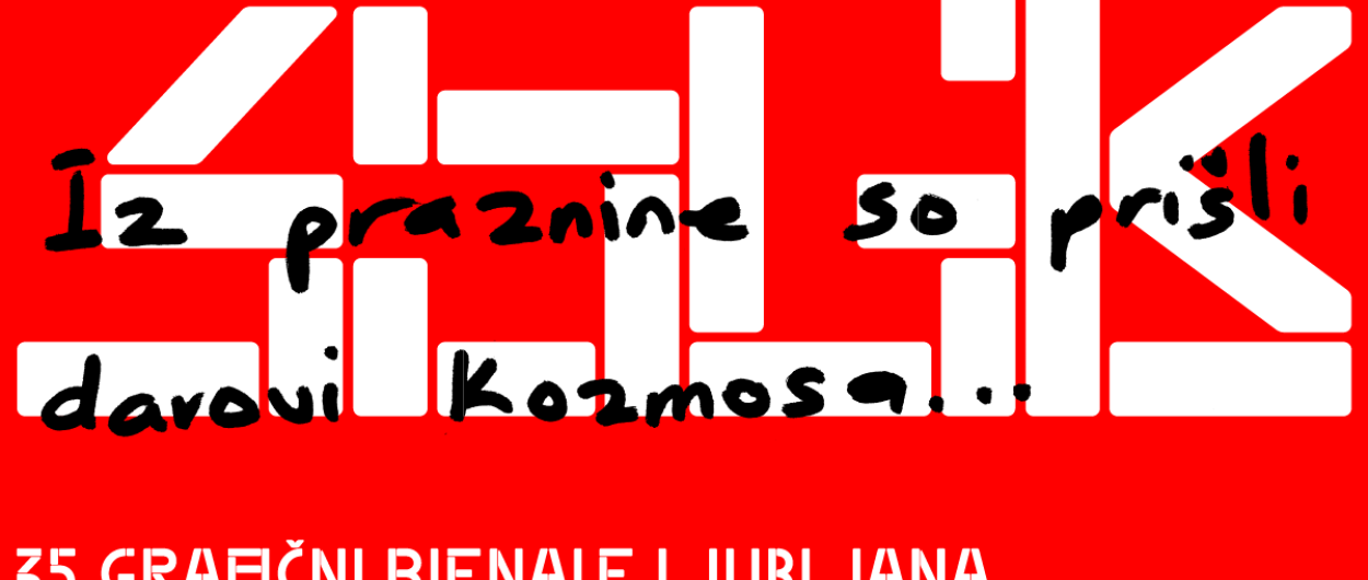 Banner 35. graficnega bienala. Vir: MGLC