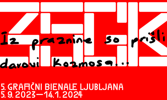 Banner 35. graficnega bienala. Vir: MGLC
