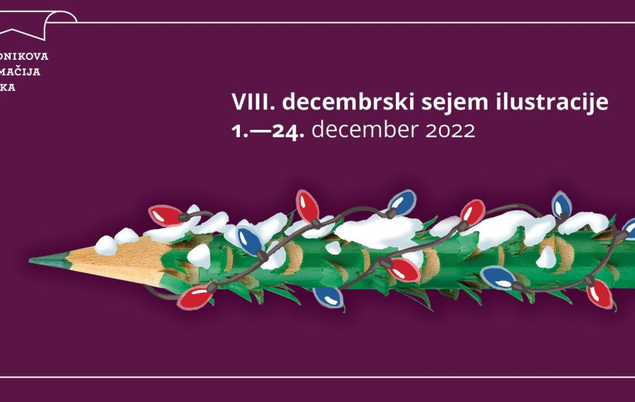 Letak Decembrski sejem Ilustracije. Vir: Vodnikova domačija