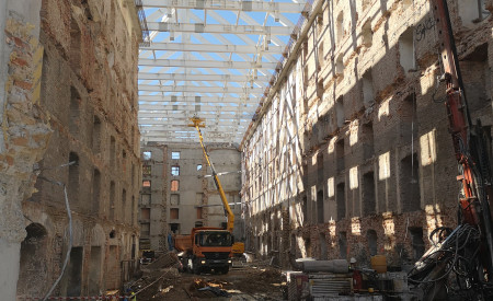 Koncana kovinska konstrukcija strehe, foto: arhiv MOL