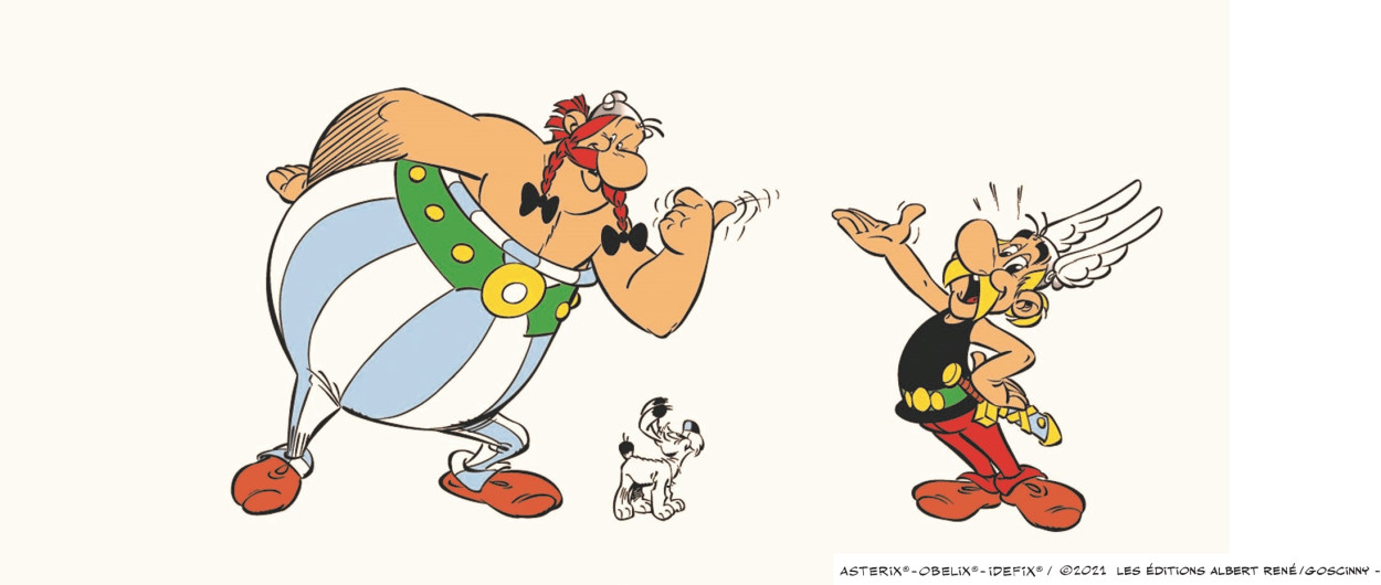 Asterix rojstvo stripa vizualija 2 2