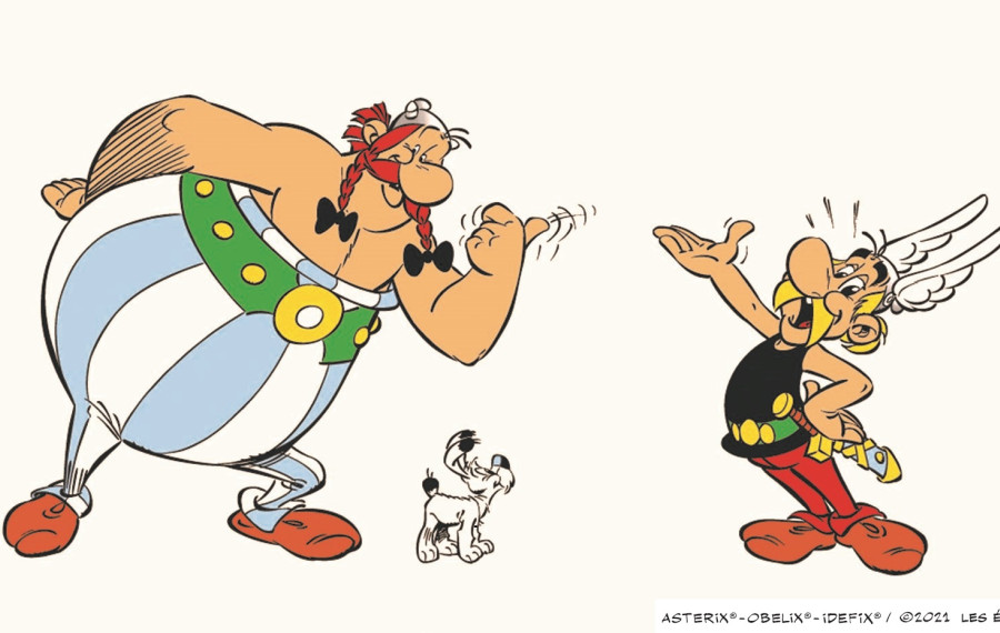 Asterix rojstvo stripa vizualija 2 2