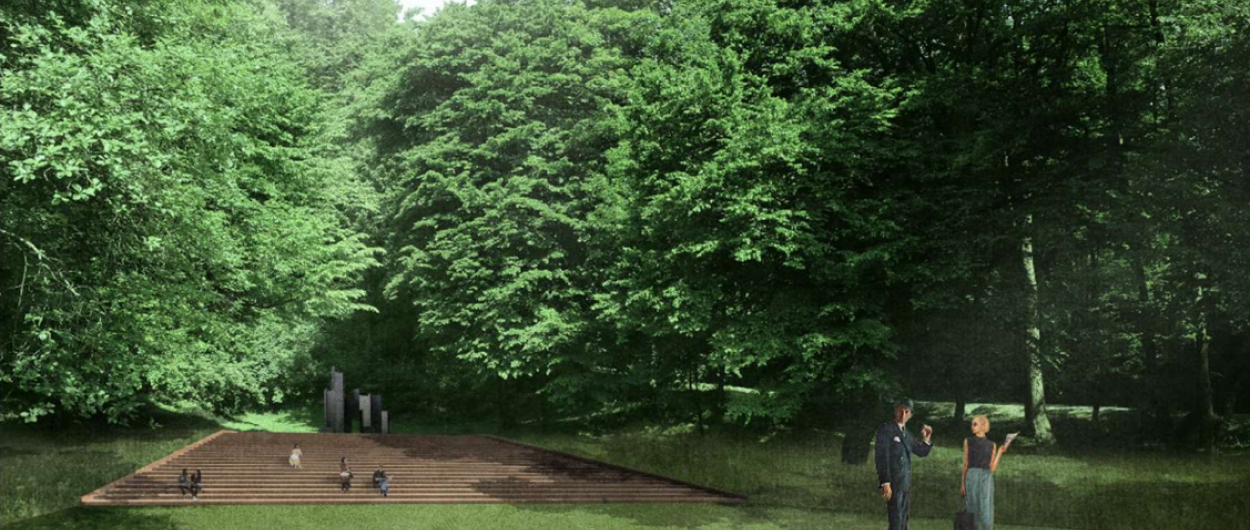 Idejna zasnova Plečnikovega avditorija. Foto: Medprostor